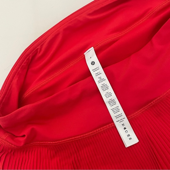 Lululemon Pleat to Street Mid-Rise Skirt in Hot Heat - Picture 5 of 11